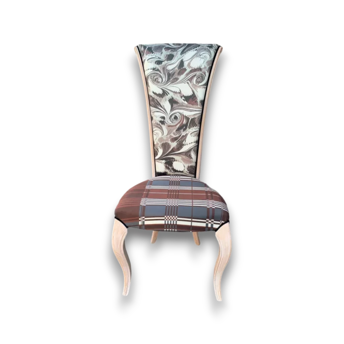 chaise luxe Jean Paul Gaultier avec imprimé baroque